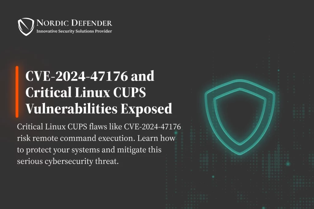 CVE-2024-47176 and Critical Linux CUPS Vulnerabilities Exposed - Poster