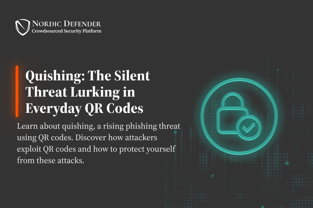 Quishing The Silent Threat Lurking in Everyday QR Codes - Poster