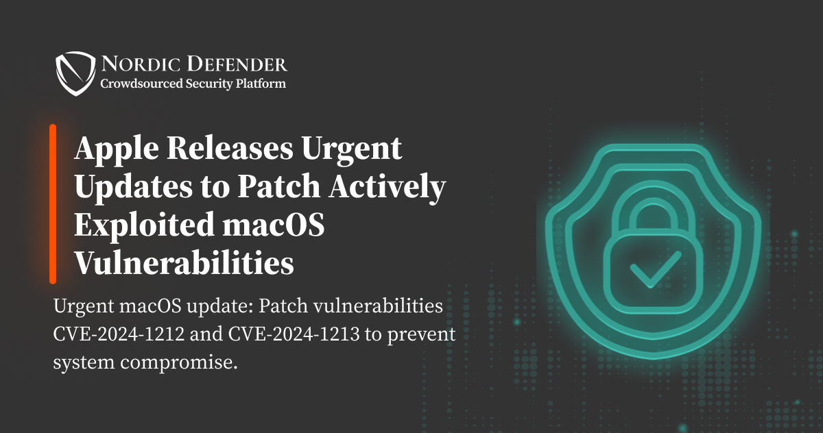 Apple Releases Urgent Updates to Patch Actively Exploited macOS