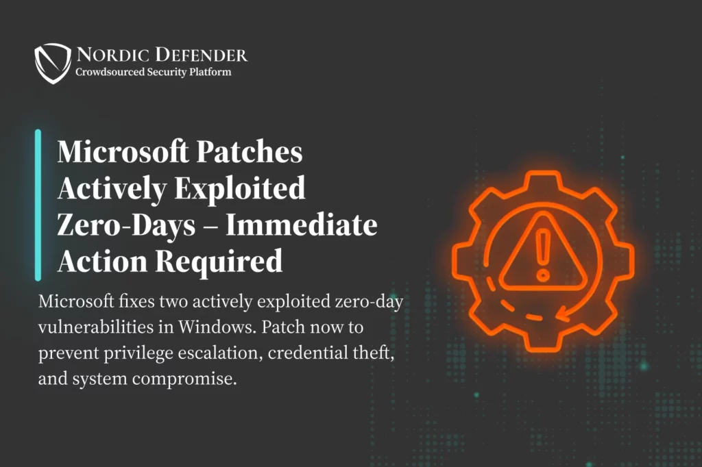 Microsoft patches zero-day vulnerabilities