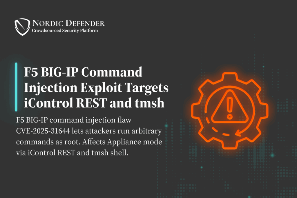 F5 BIG-IP Command Injection via iControl REST