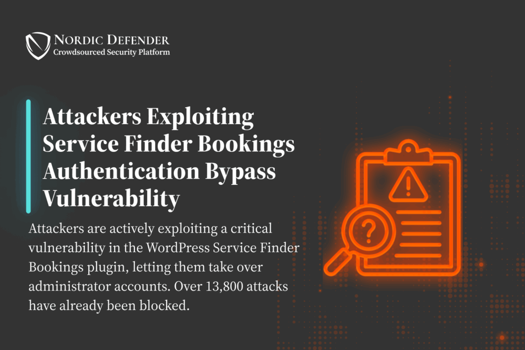 Service Finder Bookings authentication bypass